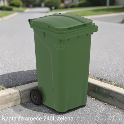 Kanta za smeće 240L Urban zelena
