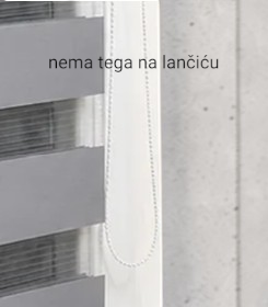 Nema tega na lančiću zebra zavese