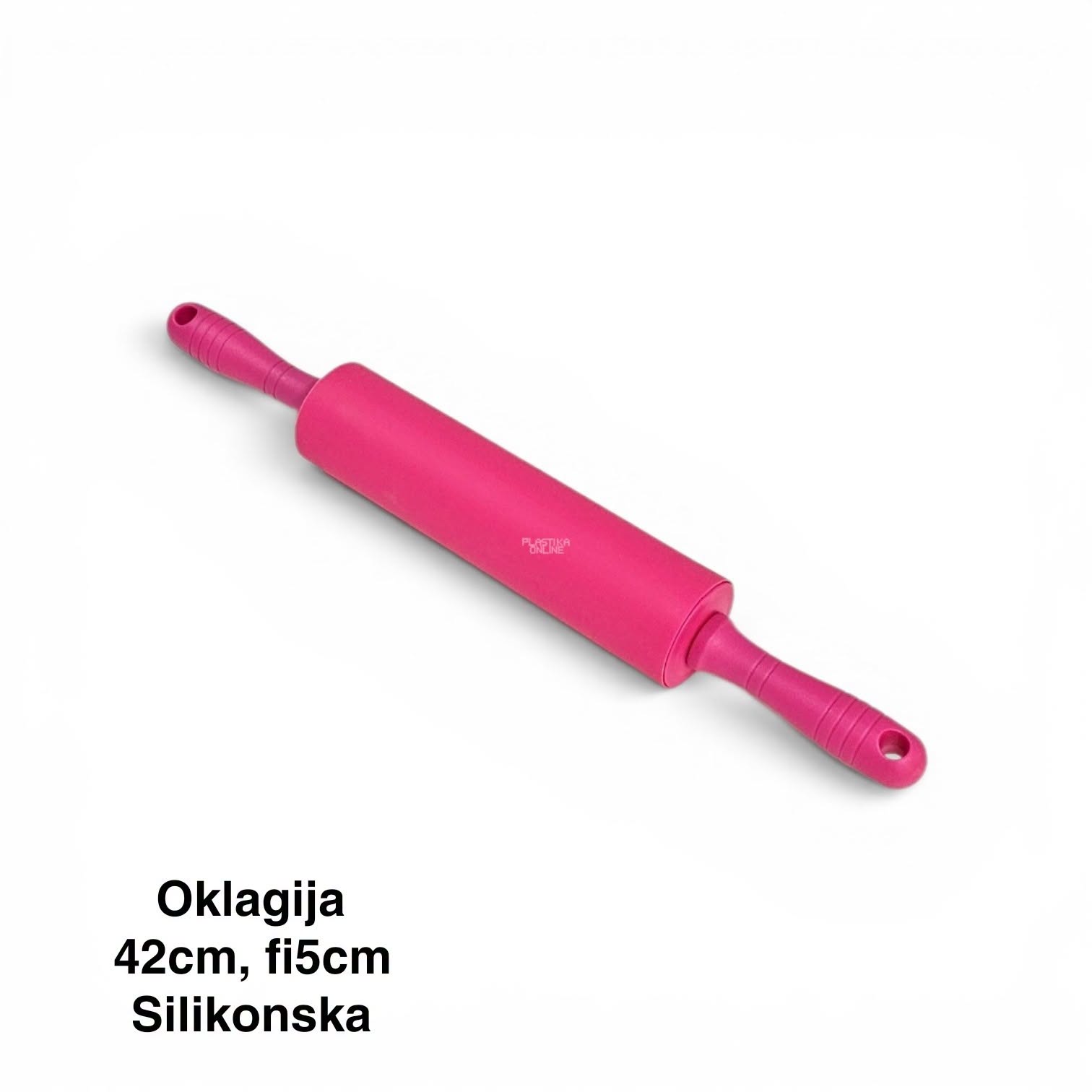 oklagija, silikonska oklagija, oklagija 42cm pink