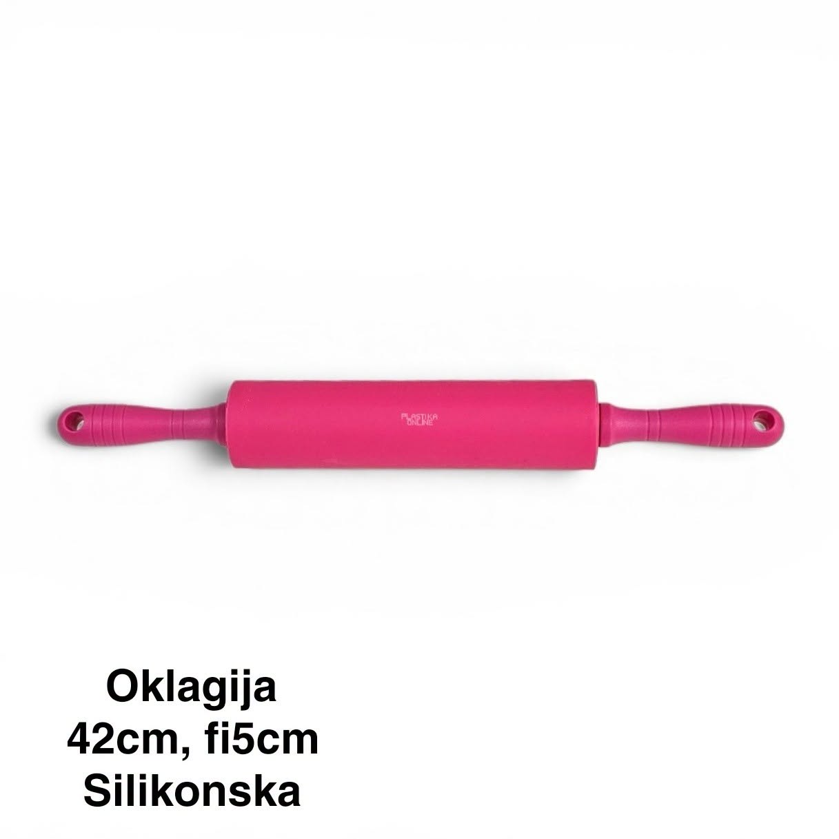 oklagija, silikonska oklagija, oklagija 42cm pink