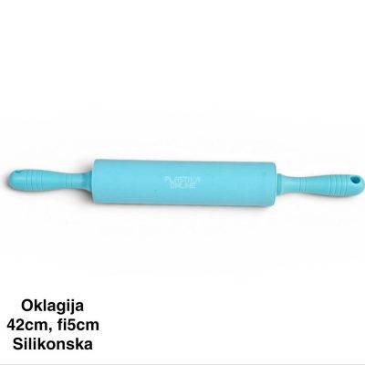 oklagija, silikonska oklagija, oklagija 42cm tirkiz