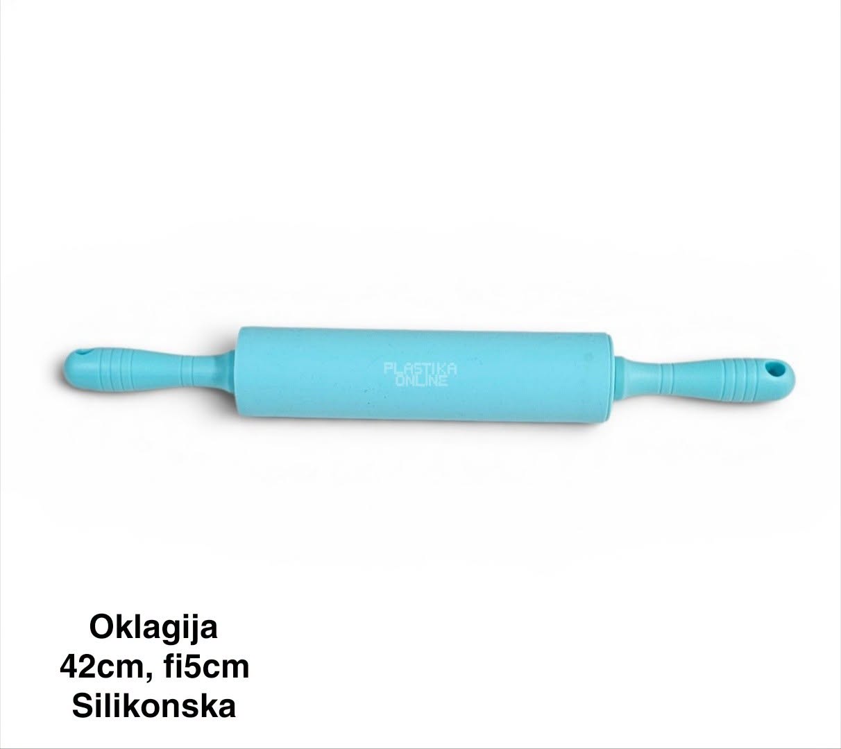 oklagija, silikonska oklagija, oklagija 42cm tirkiz