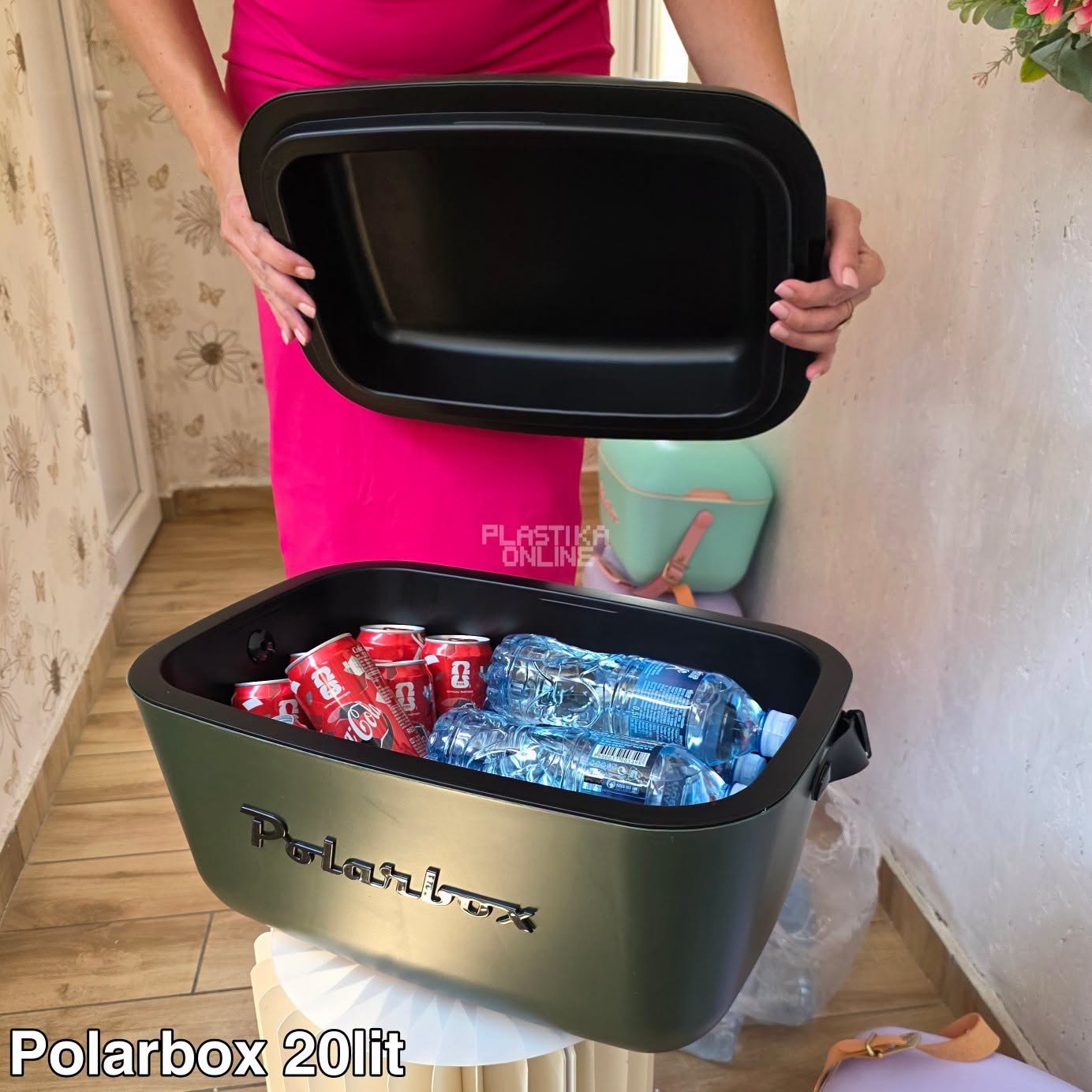 Polarbox frižider 20L zeleni