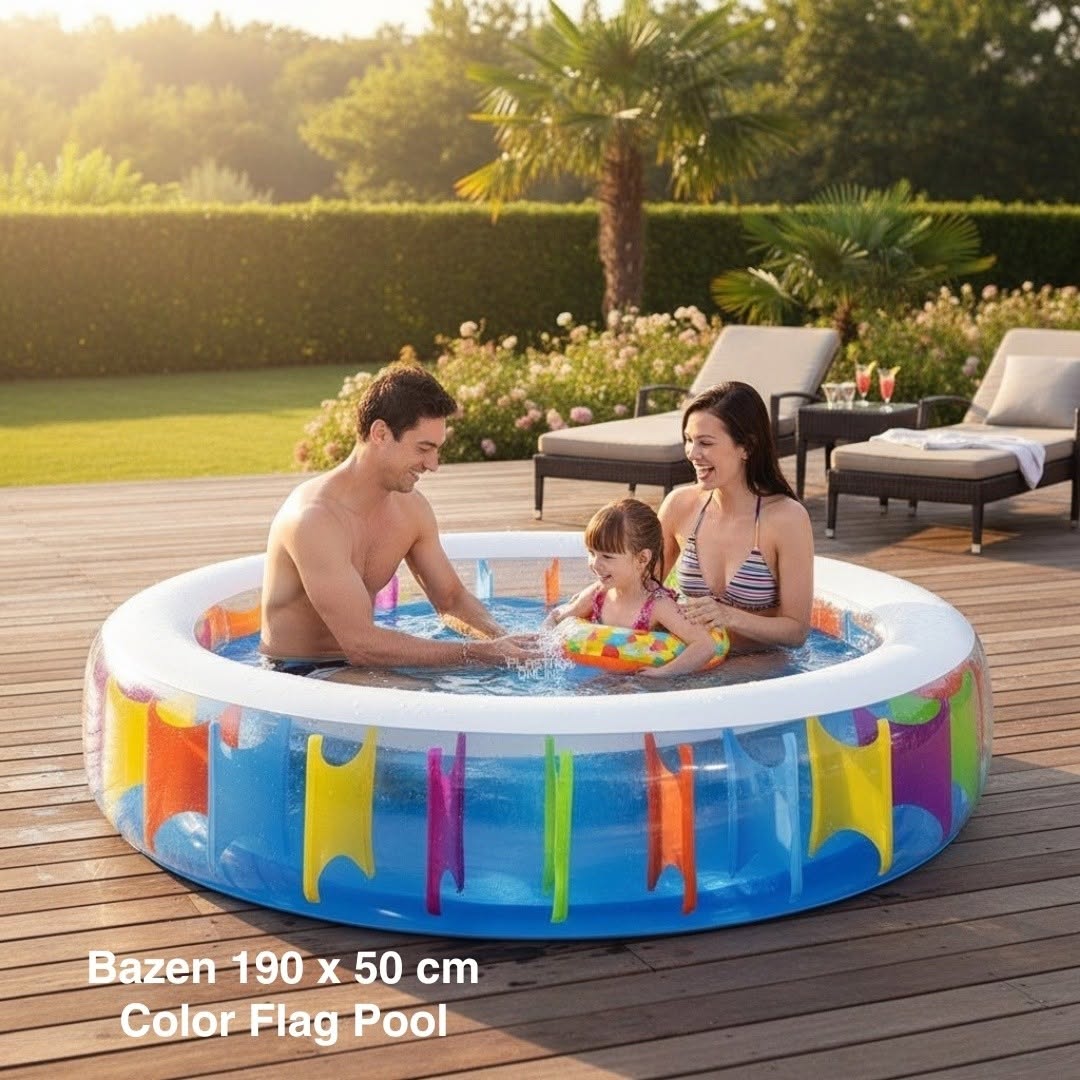 BAZEN, Dečiji bazen 190 × 50 cm RAINBOW