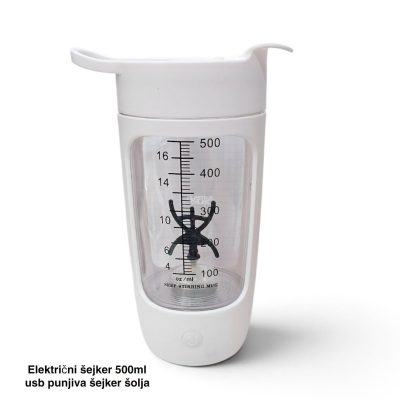 Električni šejker 500 ml – USB punjiva šejker šolja