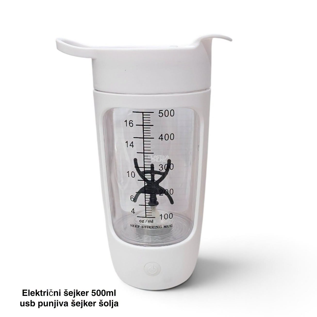 Električni šejker 500 ml – USB punjiva šejker šolja