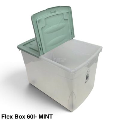 Kutija za odlaganje sa savijajućim poklopcem FLEX 60L-MINT
