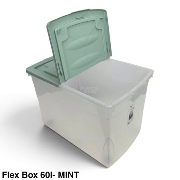 Kutija za odlaganje sa savijajućim poklopcem FLEX 60L-MINT