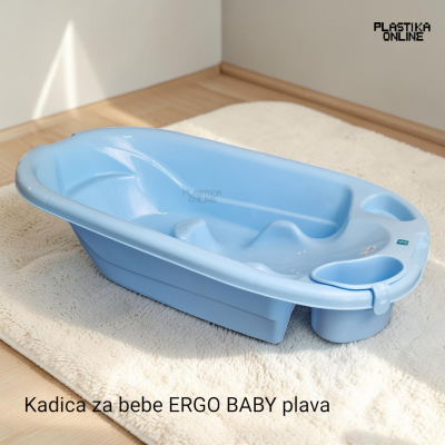Kadica za kupanje beba ergo baby plava