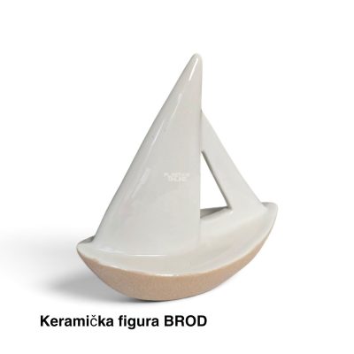 Keramička figura BROD 22 × 20 × 9 cm