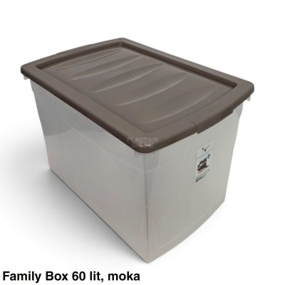 Kutija za odlaganje 60L Family box-MOKA