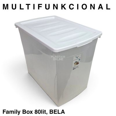 Kutija za odlaganje 80L - Family box 80l -BELA