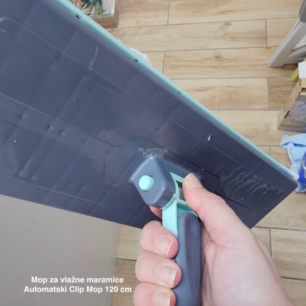 Mop za vlažne maramice - Automatski klip mop 120 cm