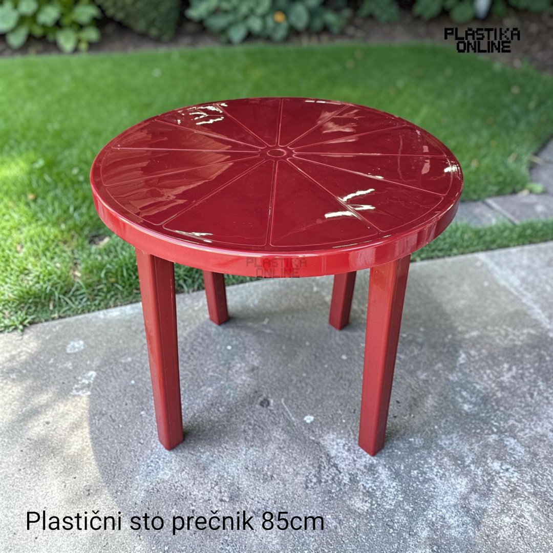 Plastični baštenski sto Shah prečnik 85cm