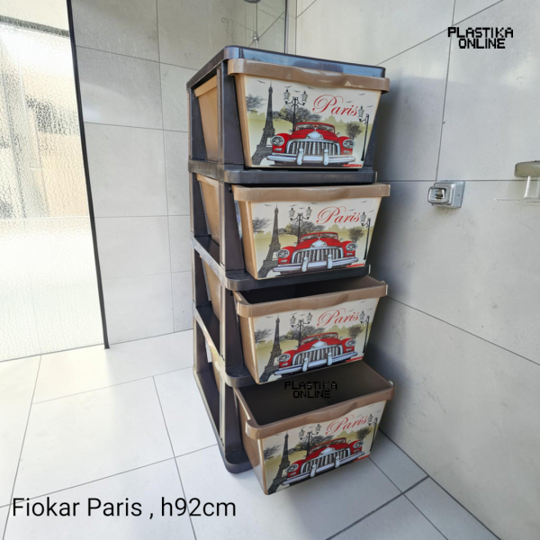 Plastični fiokar sa 4 fioke ML Paris 92cm