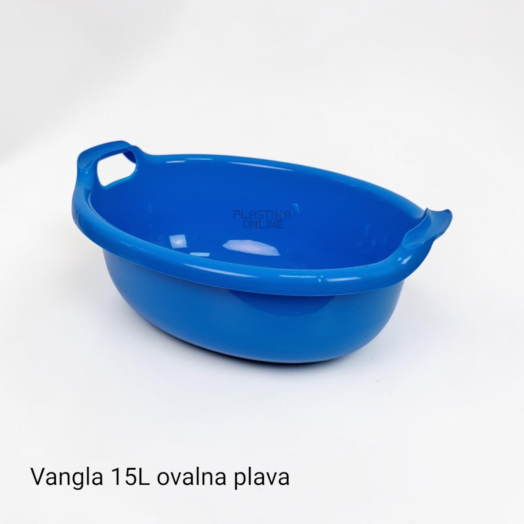 Plastična vangla 15L (ovalna manja) sa ručkama WINNER - Slika 5