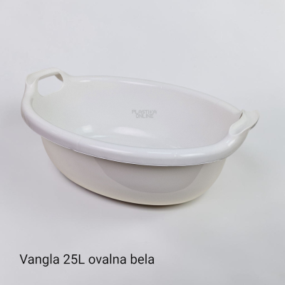 Plastična vangla 25L (srednji oval) sa ručkama WINNER