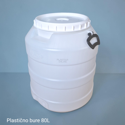 Plastično bure 80L sa poklopcem POLINS