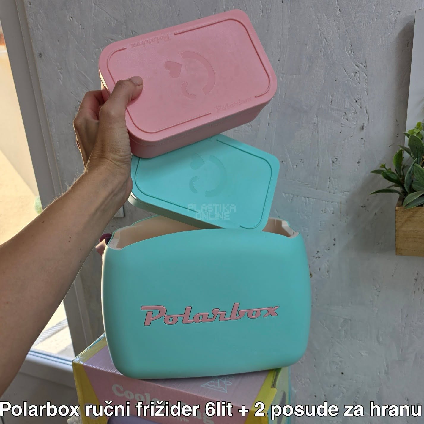 Ručni frižider Polarbox 6L - Aqua Mint - Slika 2