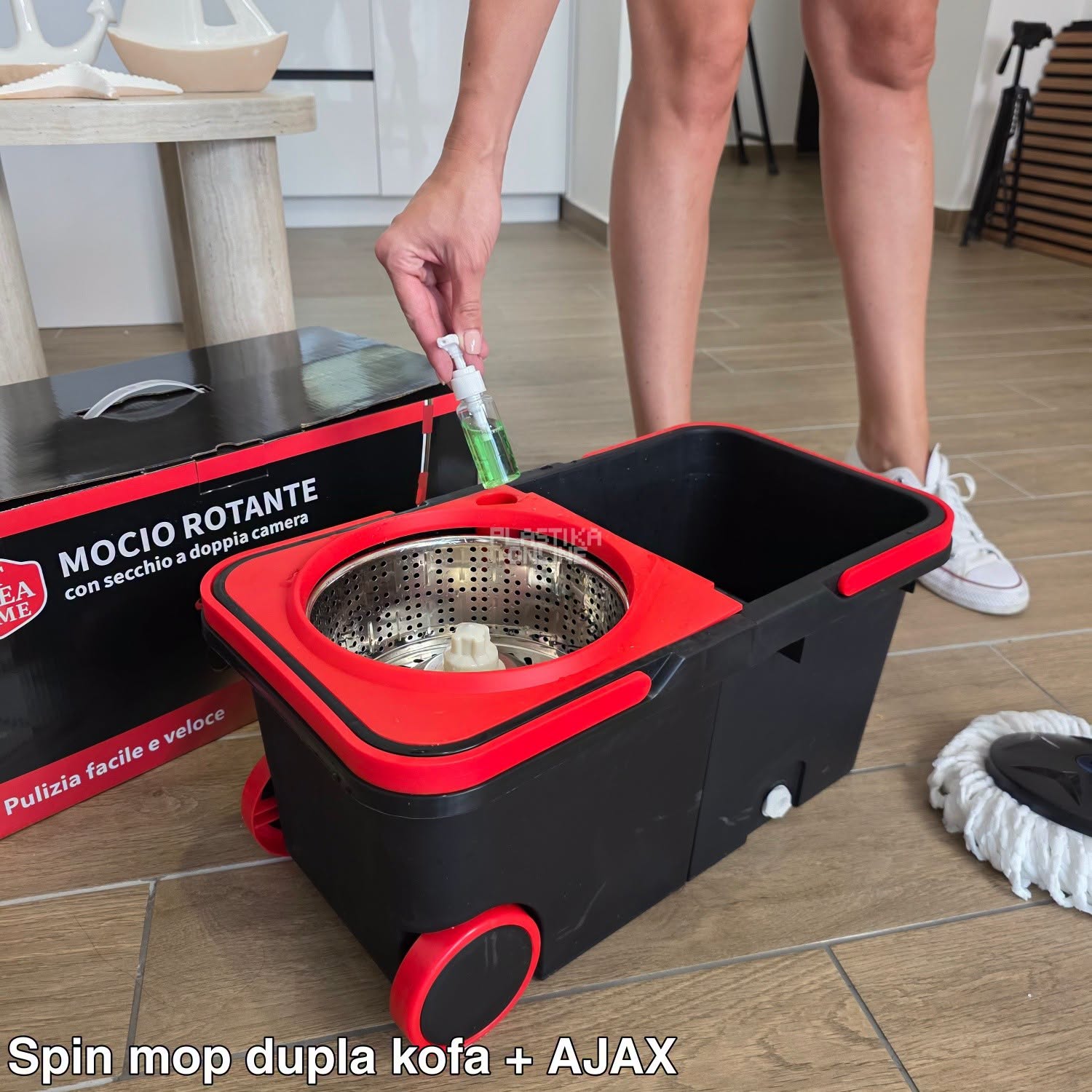 Spin Mop sa duplom kofom + AJAX 1L za podove NA POKLON! - Slika 5