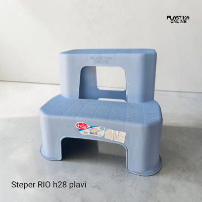 Dečiji Steper sa dva stepenika RIO mali h28cm plavi