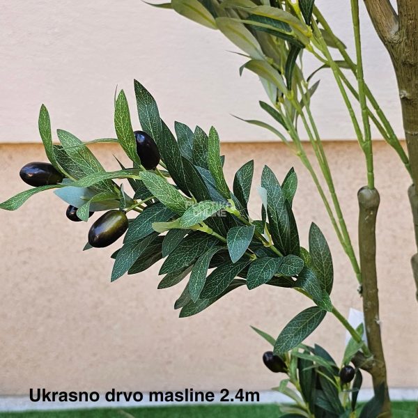 Ukrasno drvo masline 2.4m , veštačko bilje, veštacko cveće, dekorativno bilje