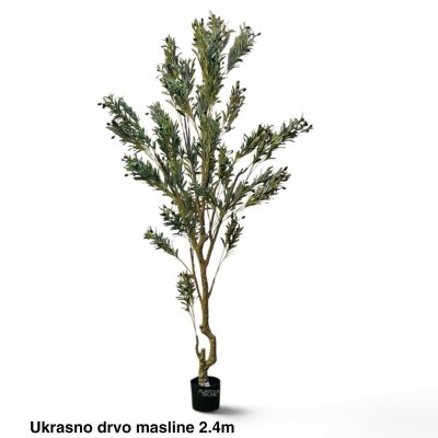 Ukrasno drvo masline 2.4m , veštačko bilje, veštacko cveće, dekorativno bilje