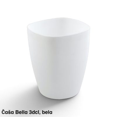 Plastična čaša 3dl Bella bela