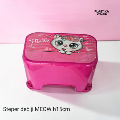 dečiji steper roze h15cm meow