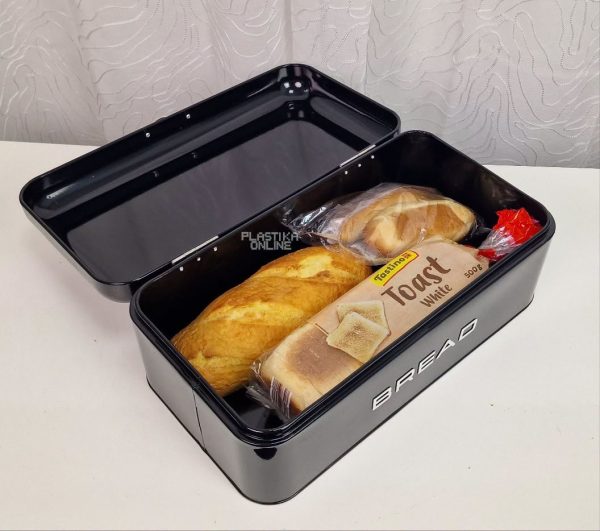 Kutija za hleb BREAD crna