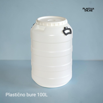 Plasticno bure 100l sa ručkama i poklopcem