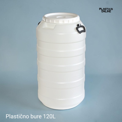 Plasticno bure 120L sa ručkama i poklopcem