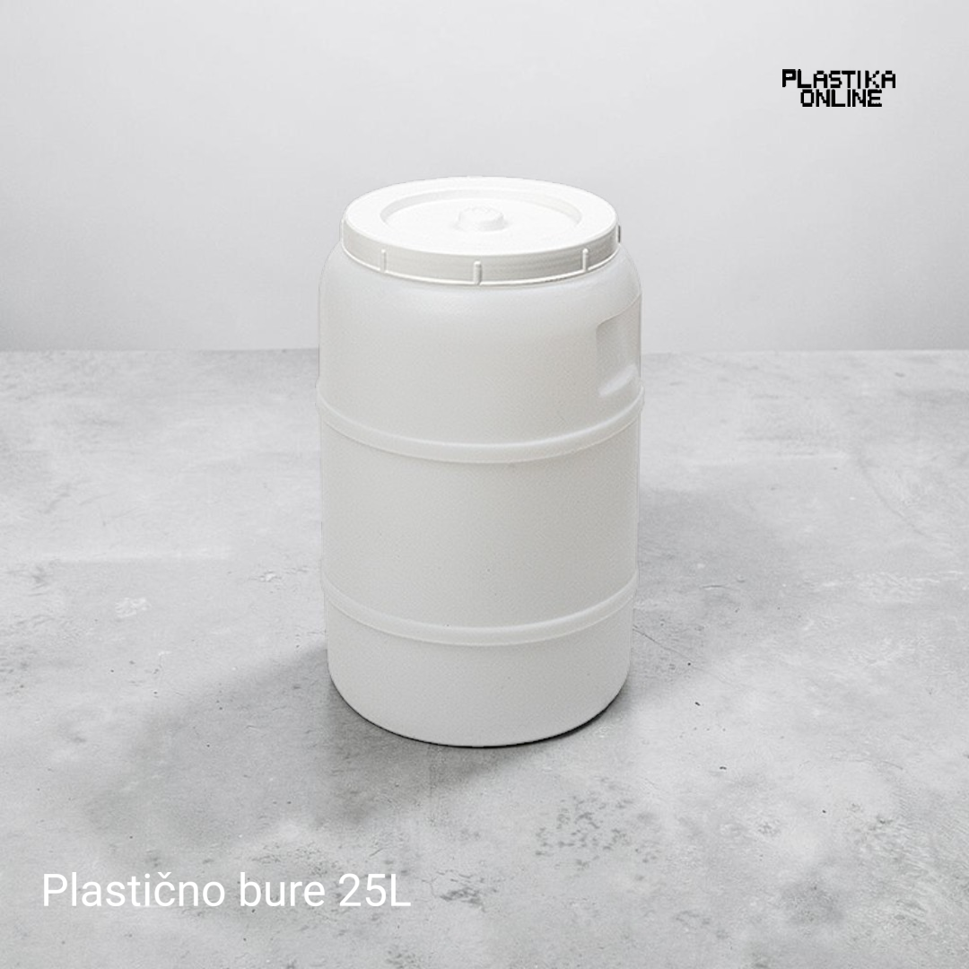 Plastično bure 25l sa poklopcem