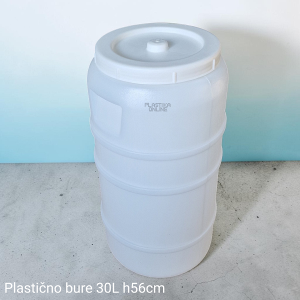 Plastično bure sa poklopcem bez ručki 30L zapremine 