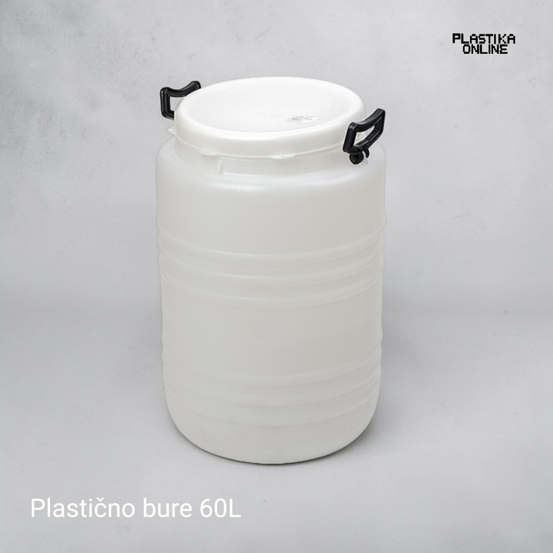 Plastično bure 60l sa poklopcem i ručkama