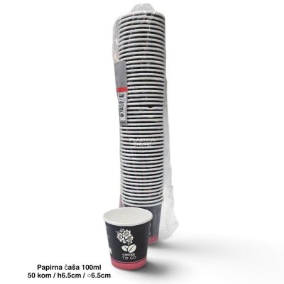 Papirna čaša 100 ml 50 Rioba