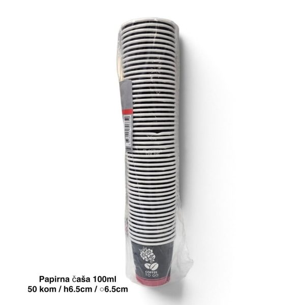 Papirna čaša 100 ml 50 Rioba