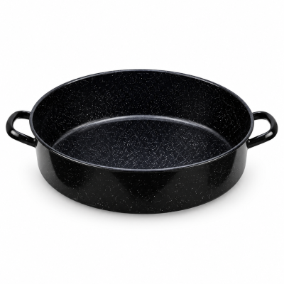 Emajlirana šerpa za ajvar 30 L – 48 cm, Masiv