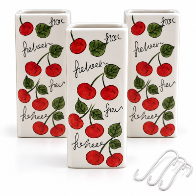 SET OD TRI Keramička isparivča za radijator-HELLO CHERRY