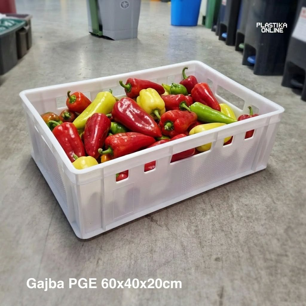 Gajba PGE bela 60x40x20cm - Slika 3