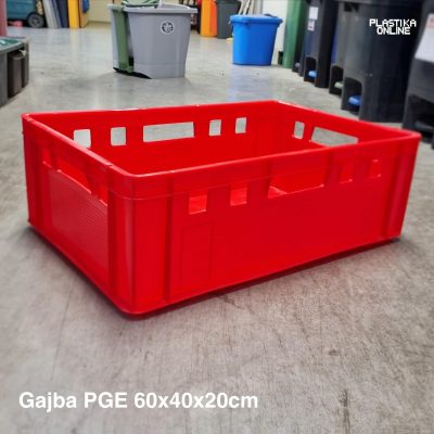 Gajba PGE crvena 60x40x20cm