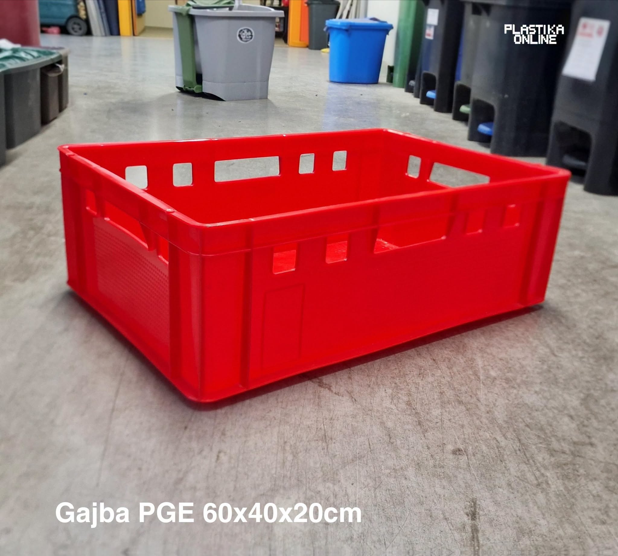 Gajba PGE crvena 60x40x20cm