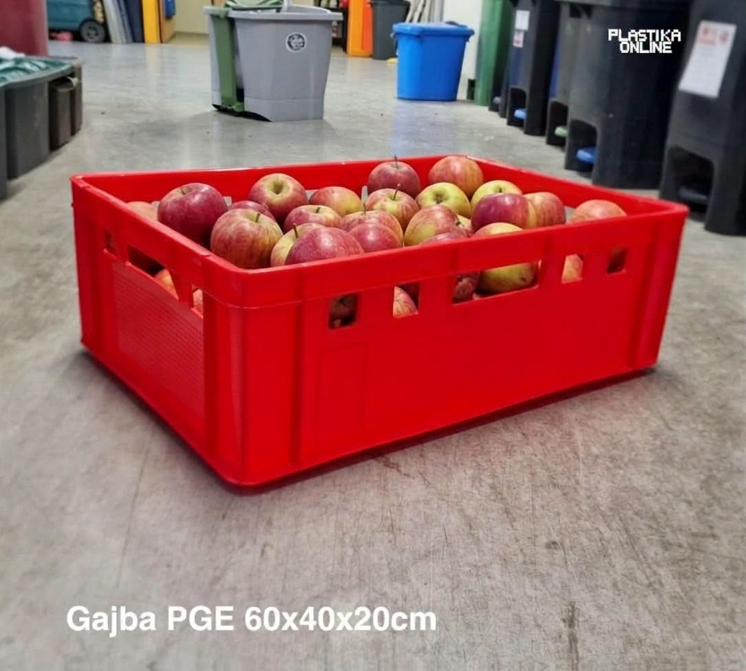 Gajba PGE crvena 60x40x20cm - Slika 2