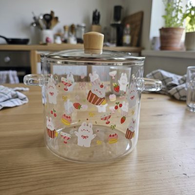 Šerpa od borosilikatnog stakla 2,5L Medvedići