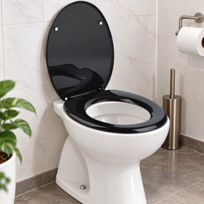 Daska za wc šolju KOV antracit-crna