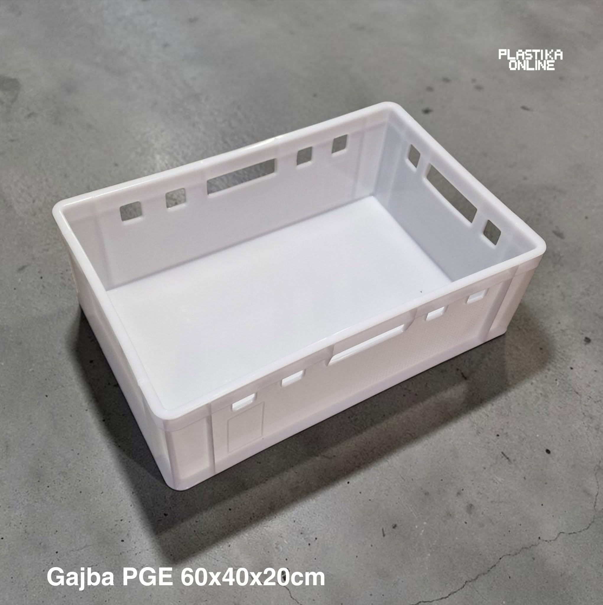 Gajba PGE bela 60x40x20cm - Slika 2