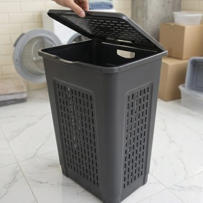 Korpa za prljav veš SANJA 50L antracit
