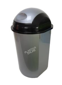 Kanta za smeće CLAPPER 40 L - METALIK SIVA